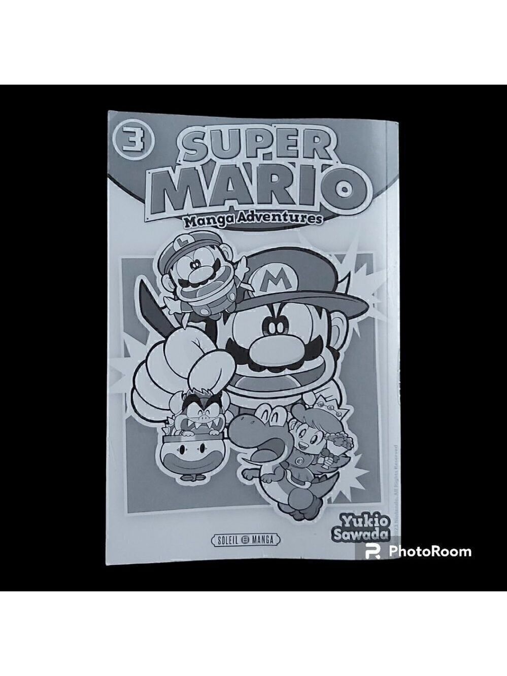 Super Mario Manga Adventures 3 By Yukio Sawada - French Version, Black/White